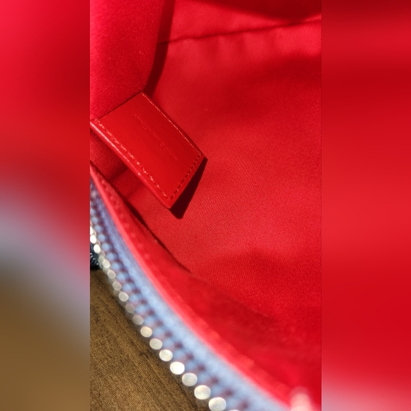 NWT Christian Louboutin Blue Denim Shoulder Bag - Picture 10 of 16